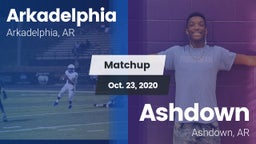 Matchup: Arkadelphia vs. Ashdown  2020