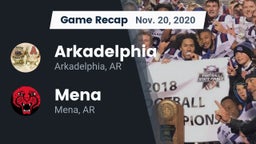Recap: Arkadelphia  vs. Mena  2020