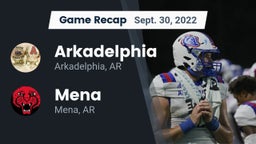 Recap: Arkadelphia  vs. Mena  2022