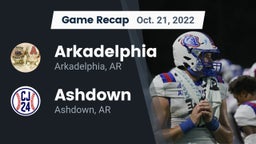 Recap: Arkadelphia  vs. Ashdown  2022