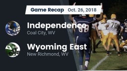 Recap: Independence  vs. Wyoming East  2018