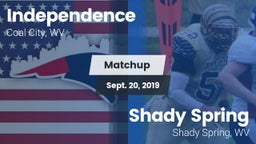 Matchup: Independence vs. Shady Spring  2019