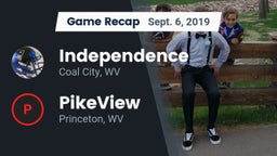 Recap: Independence  vs. PikeView  2019