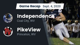 Recap: Independence  vs. PikeView  2020