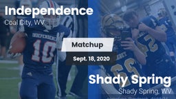 Matchup: Independence vs. Shady Spring  2020