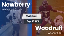 Matchup: Newberry vs. Woodruff  2016