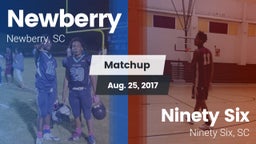 Matchup: Newberry vs. Ninety Six  2017