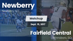 Matchup: Newberry vs. Fairfield Central  2017