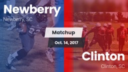 Matchup: Newberry vs. Clinton  2017