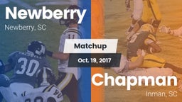 Matchup: Newberry vs. Chapman  2017