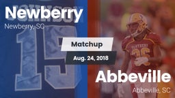 Matchup: Newberry vs. Abbeville  2018
