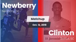 Matchup: Newberry vs. Clinton  2018