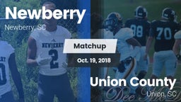 Matchup: Newberry vs. Union County  2018