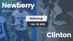 Matchup: Newberry vs. Clinton 2019