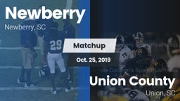 Matchup: Newberry vs. Union County  2019