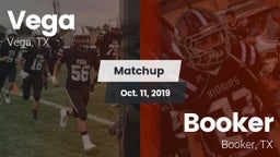 Matchup: Vega vs. Booker  2019