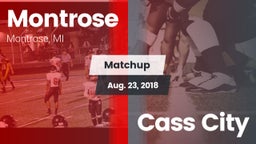 Matchup: Montrose vs. Cass City 2018