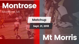 Matchup: Montrose vs. Mt Morris 2018