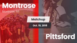 Matchup: Montrose vs. Pittsford 2018