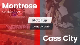 Matchup: Montrose vs. Cass City 2019