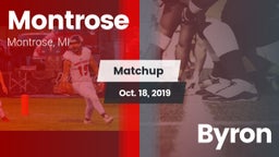 Matchup: Montrose vs. Byron 2019