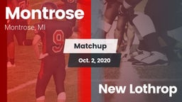 Matchup: Montrose vs. New Lothrop 2020