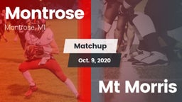Matchup: Montrose vs. Mt Morris 2020