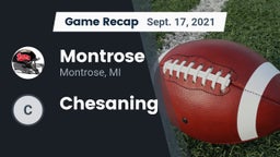 Recap: Montrose  vs. Chesaning 2021