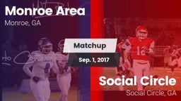 Matchup: Monroe Area vs. Social Circle  2017
