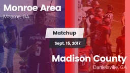 Matchup: Monroe Area vs. Madison County  2017