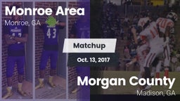 Matchup: Monroe Area vs. Morgan County  2017