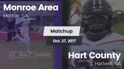 Matchup: Monroe Area vs. Hart County  2017