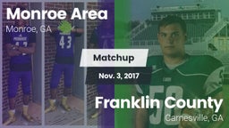 Matchup: Monroe Area vs. Franklin County  2017