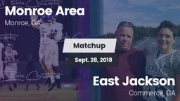 Matchup: Monroe Area vs. East Jackson  2018