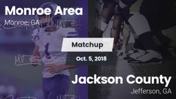 Matchup: Monroe Area vs. Jackson County  2018