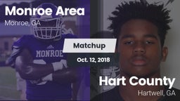 Matchup: Monroe Area vs. Hart County  2018