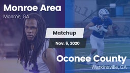 Matchup: Monroe Area vs. Oconee County  2020