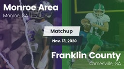 Matchup: Monroe Area vs. Franklin County  2020