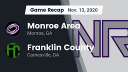 Recap: Monroe Area  vs. Franklin County  2020