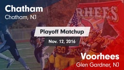 Matchup: Chatham  vs. Voorhees  2016