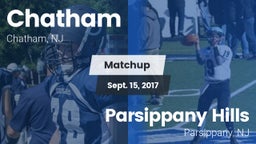 Matchup: Chatham  vs. Parsippany Hills  2017
