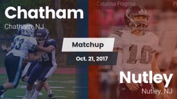 Matchup: Chatham  vs. Nutley  2017