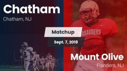 Matchup: Chatham  vs. Mount Olive  2018