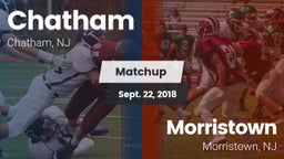 Matchup: Chatham  vs. Morristown  2018