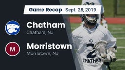 Recap: Chatham  vs. Morristown  2019