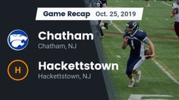 Recap: Chatham  vs. Hackettstown  2019