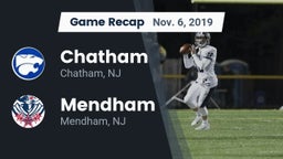 Recap: Chatham  vs. Mendham  2019