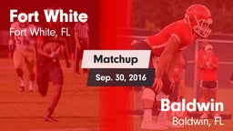 Matchup: Fort White vs. Baldwin  2016