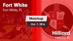 Matchup: Fort White vs. Hilliard  2016