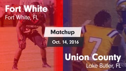 Matchup: Fort White vs. Union County  2016